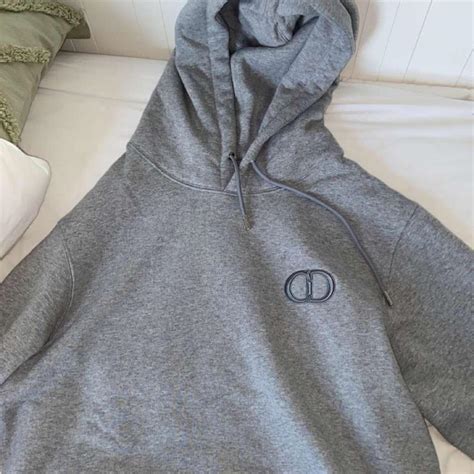 grey dior hoodie|grey christian dior hoodie.